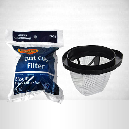 Envirocare Bissell 3-in-1 Stick Vac Dust Cup Filter (F602)