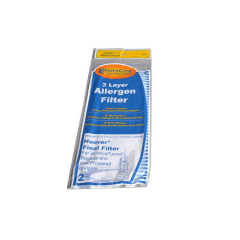 Hoover WindTunnel and Self-Propelled Vacuum Cleaner Final Filter - 2 Pack (F915)