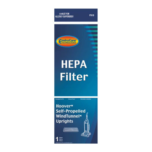 EnviroCare Hoover HEPA Filter Self Propelled WindTunnel Upright Vacuums - F918