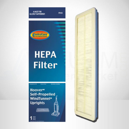 EnviroCare Hoover HEPA Filter Self Propelled WindTunnel Upright Vacuums - F918