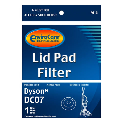Dyson EnviroCare DC07 Replacement Post Motor Upright Lid Filter