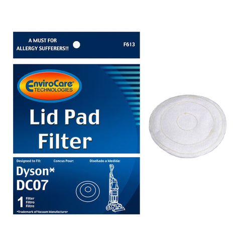 Dyson EnviroCare DC07 Replacement Post Motor Upright Lid Filter