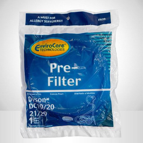 EnviroCare Dyson Replacement Pre Motor Vacuum Filter for DC19 DC20 DC21 DC29 (F626)