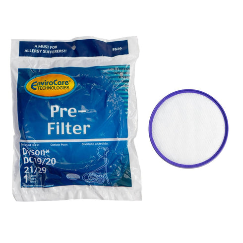 EnviroCare Dyson Replacement Pre Motor Vacuum Filter for DC19 DC20 DC21 DC29 (F626)