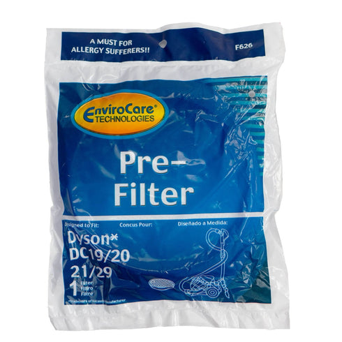 EnviroCare Dyson Replacement Pre Motor Vacuum Filter for DC19 DC20 DC21 DC29 (F626)