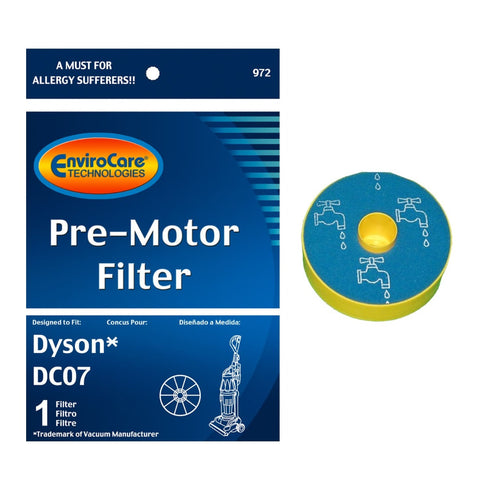 EnviroCare Dyson Replacement Pre-Motor Filter for Dyson DC07