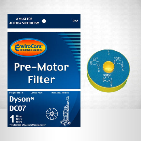 EnviroCare Dyson Replacement Pre-Motor Filter for Dyson DC07