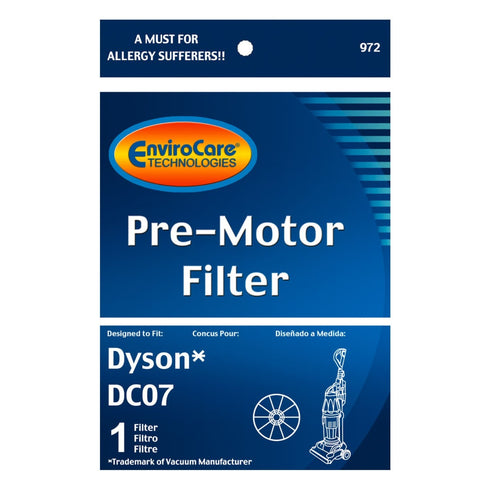 EnviroCare Dyson Replacement Pre-Motor Filter for Dyson DC07