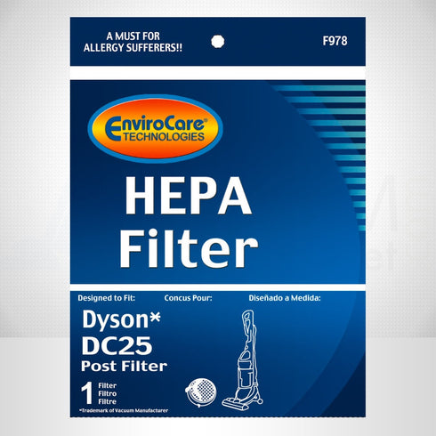 EnviroCare Dyson Replacement Post Motor Vacuum Filter for DC25 (F978)