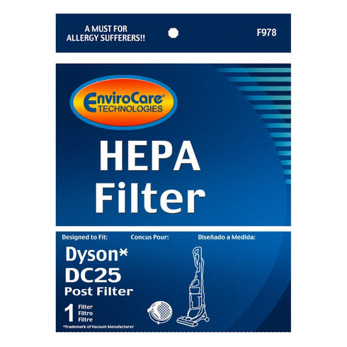 EnviroCare Dyson Replacement Post Motor Vacuum Filter for DC25 (F978)