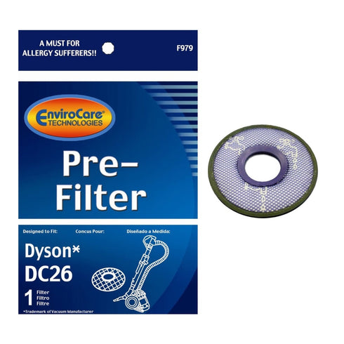 EnviroCare Dyson Replacement Pre Motor Vacuum Filter for DC26 (F979)