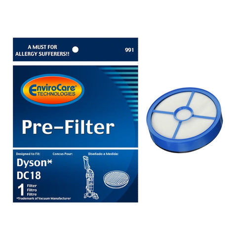 EnviroCare Dyson Replacement Pre Motor Vacuum Filter for DC18 (F991)