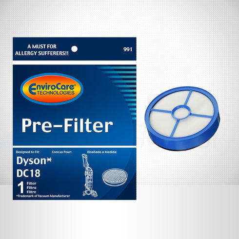 EnviroCare Dyson Replacement Pre Motor Vacuum Filter for DC18 (F991)