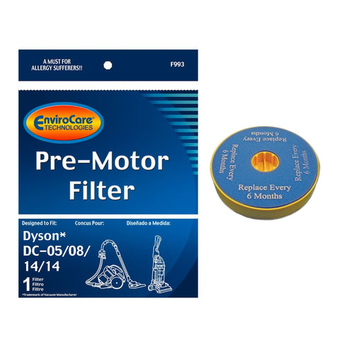 EnviroCare Dyson Replacement Pre Motor Vacuum Filter for DC05 DC08 DC14 DC15