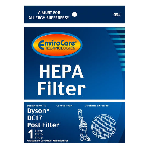 EnviroCare Dyson Replacement Post Motor Vacuum Filter for DC17 (F994)