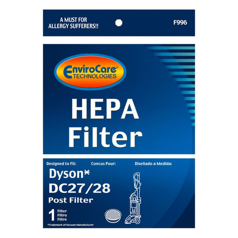 EnviroCare Dyson Replacement Post Motor Vacuum Filter for DC27 DC28 (F996)