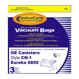 GE CN-1 Canister Vacuum Bags (3pk)