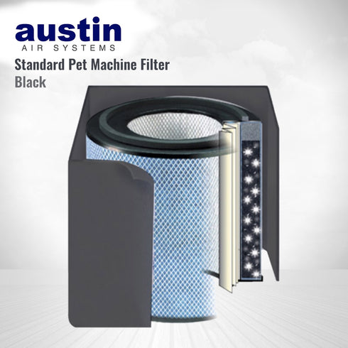 Austin Air Standard FR410A Pet Machine Replacement Air Purifier Filter (Black)