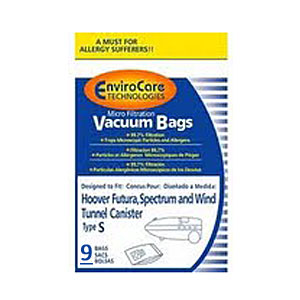 Hoover S Canister Bags (9pk) by Envirocare