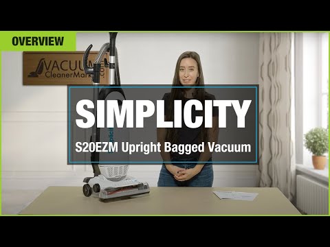 Simplicity (S20EZM) Bagged Upright Vacuum Cleaner