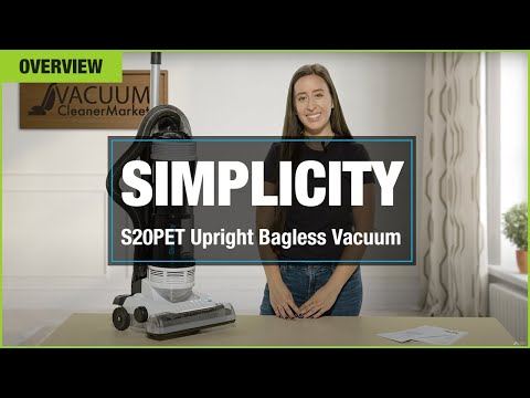 Simplicity (S20PET) Bagless Upright Vacuum Cleaner