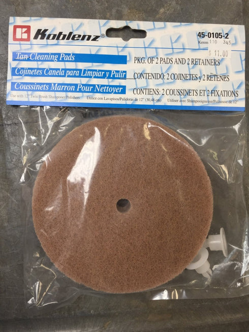 Koblenz Tan Replacement Buffer Pads (2 Pack)