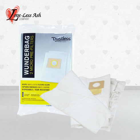 Dustless 12-18 Gal Wunderbag Micro Pre-Filter - 2 Pack
