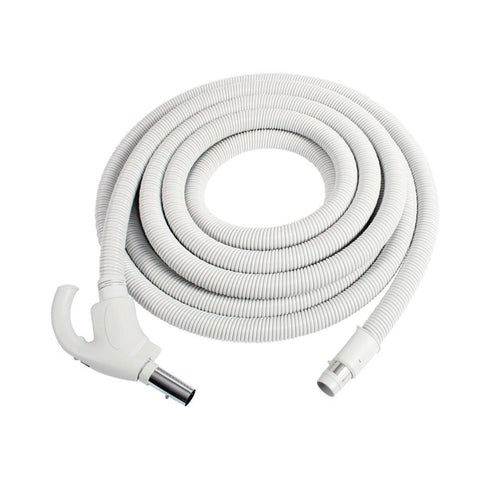 Central Vacuum Low Voltage Hose- 30 Foot- Fits Button Lock and Friction Fit