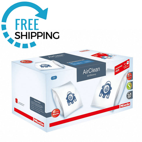Miele Performance Pack - 16 GN AirClean 3D Vacuum Bags & 1 SF-HA30 HEPA Filter