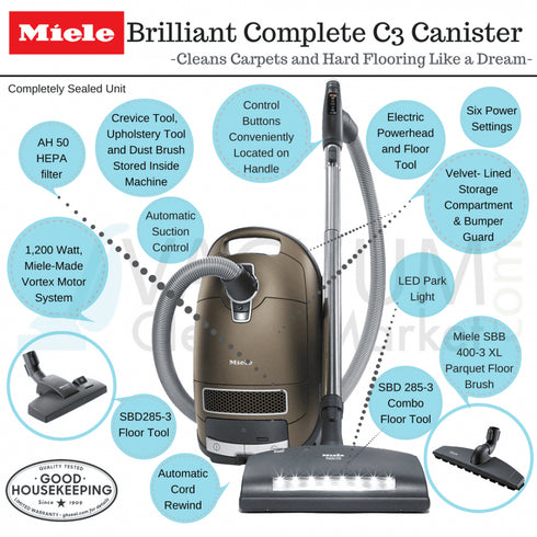Miele Brilliant Complete C3 Vacuum Cleaner