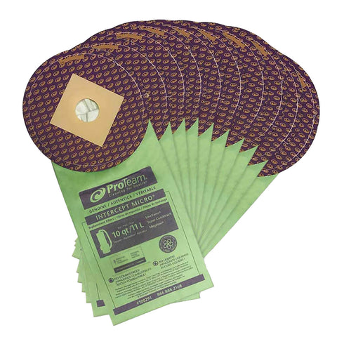 ProTeam 10 QT #100291 Intercept Micro Filter Vacuum Bags- 10 Pack