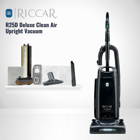 Riccar Deluxe Clean Air Upright Vacuum (R25D)