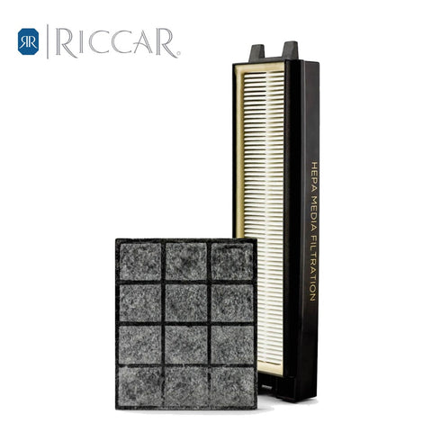 Riccar Clean Air Upright Premium HEPA and Granulated Charcoal Filter Set (R25P)