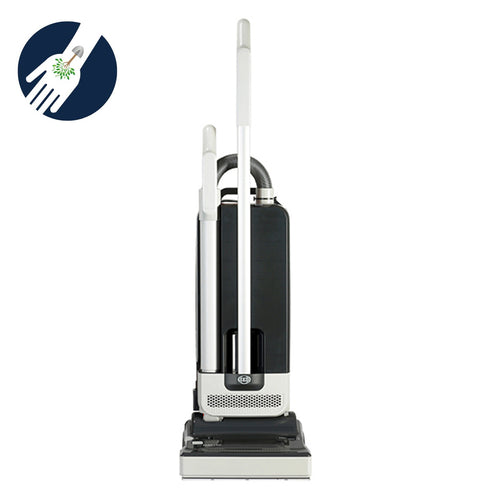 SEBO 300 MECHANICAL Commercial Grade Upright Vacuum Cleaner 91303AM (Gray)
