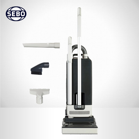 SEBO 300 MECHANICAL Commercial Grade Upright Vacuum Cleaner 91303AM (Gray)