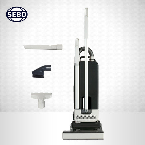 SEBO 350 MECHANICAL Commercial Grade Upright Vacuum Cleaner 91313AM (Gray)