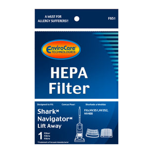 Shark Navigator Lift-Away NV350 HEPA Filter