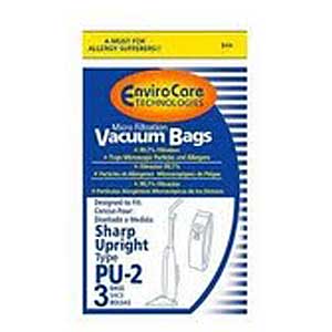 Sharp PU2 bags (3pk) by EnviroCare