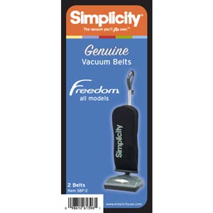 Simplicity Freedom SBF-2 Vacuum Belts (2 pack)