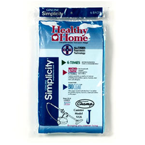 Simplicity Type J and Riccar SL+ Vacuum Bags by EnviroCare Technologies (6 Pack)