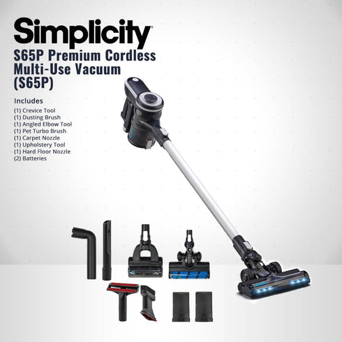 Simplicity S65 Premium Cordless Multi-Use Vacuum