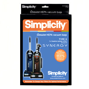 Simplicity Synergy Type X HEPA Vacuum Bags SXH-6