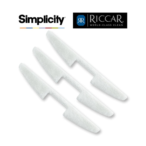 Simplicity and Riccar Healthy Home Floor It Replacement Pads (3 Pack)