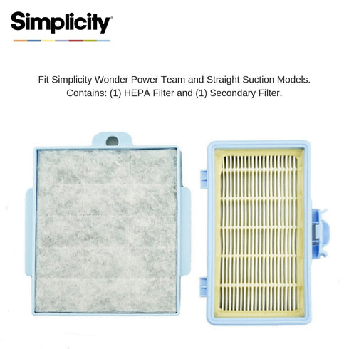 Simplicity Wonder SF-i9G HEPA Media and Granulated Charcoal Filter Set