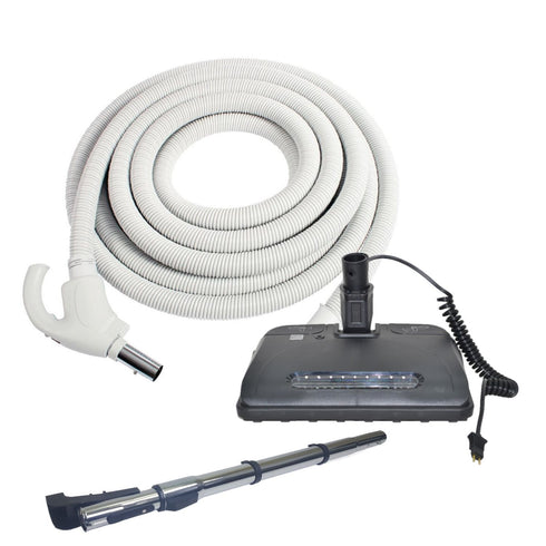 Titan Central Vacuum T5 Central Vacuum Kit: Includes T5 Electric Power Head, Electric Wand, and Choice of Hose