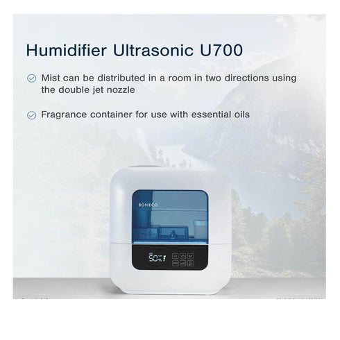 BONECO - Warm & Cool Mist Ultrasonic Humidifier U700
