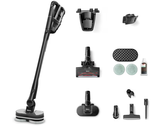 Miele Triflex HX3 Aqua Obsidian Black — Cordless Stick Vacuum + AquaTwister