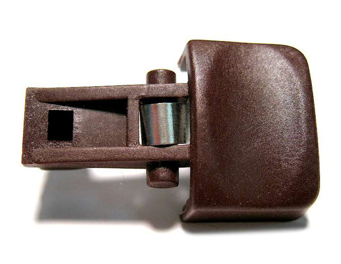 Sebo Release Button with leaf spring - burgundy