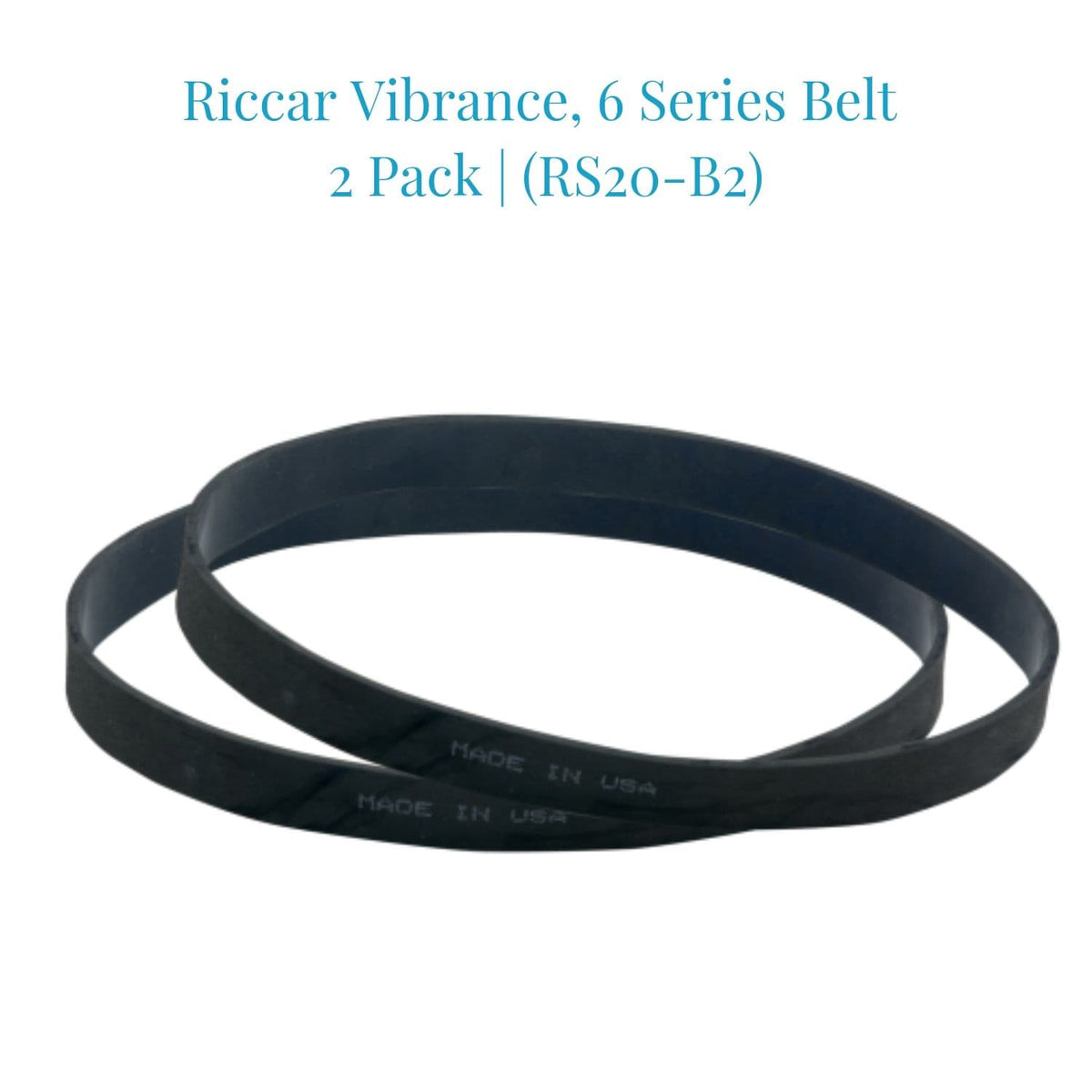 Riccar 6 Series Vibrance Belt 2Pack (RS20B2) VacuumCleanerMarket