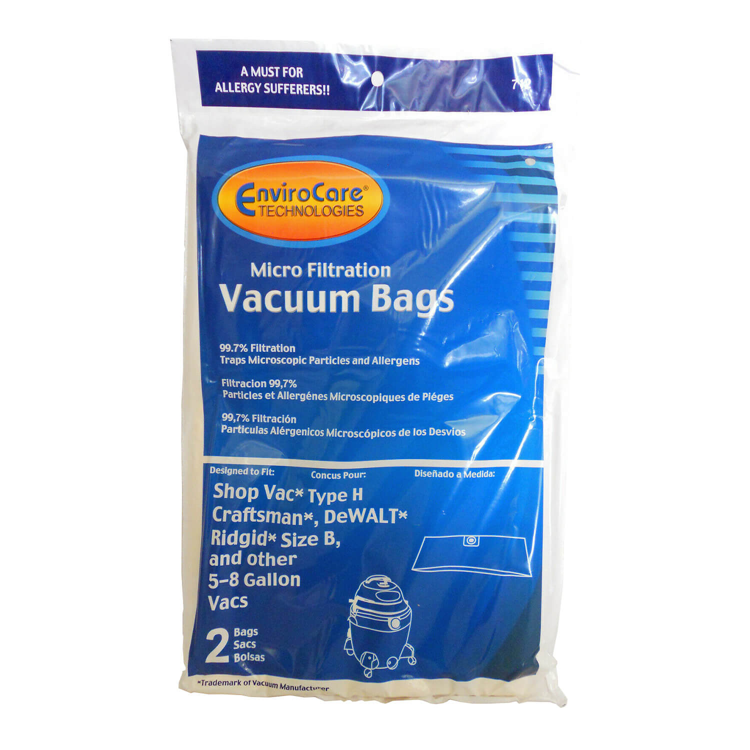 SUPERIOR HEPA Filtration Vacuum Bags (6pk) | Oreck